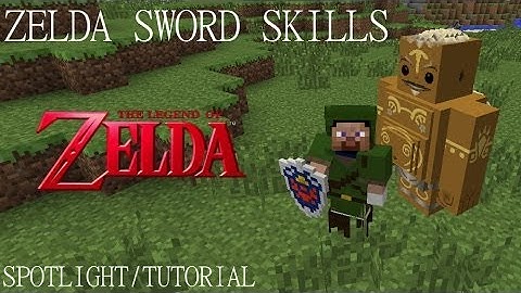 Minecraft Spotlight: ZELDA SWORD SKILLS -= Mod Showcase & Tutorial =-
