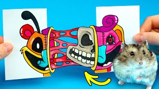 Drawing & Paper Craft Experiment 1006 Transformation | POPPY PLAYTIME 3 by HAMSTERS SHOW 2,289 views 1 month ago 4 minutes, 12 seconds