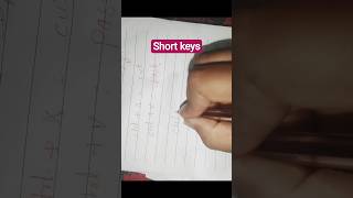 short keys ,ctrl+ i, ctrl + B , ctrl +U #excel #shortkeys