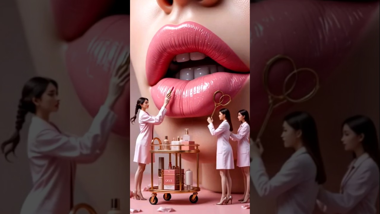 "When Tiny Artists Take Over the Makeup World 💄 | Surreal Beauty Animation"