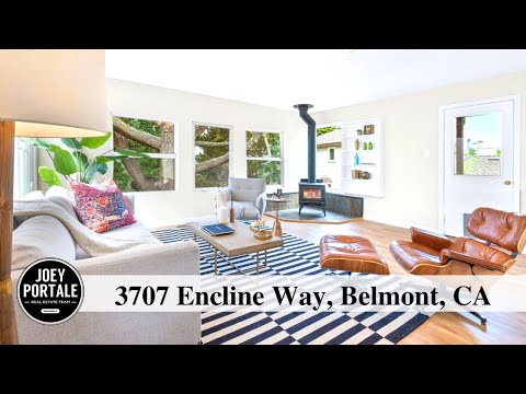 JUST LISTED! 3707 Encline Way, Belmont, CA 94002 presented by Joey Portale