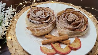 عجينة البف باستري مع التفاح أبهري ضيوفك بهذه الوصفة /Puff pastry dough with apples