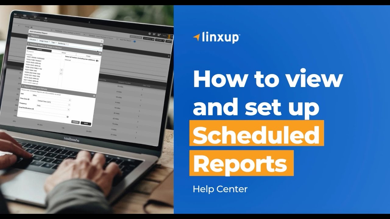 How to Set Up and View Scheduled Linxup Reports