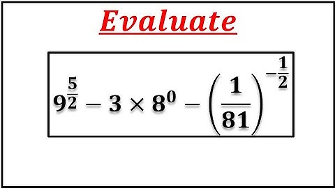 A Nice Problem On Indices || Can You Evaluate ?