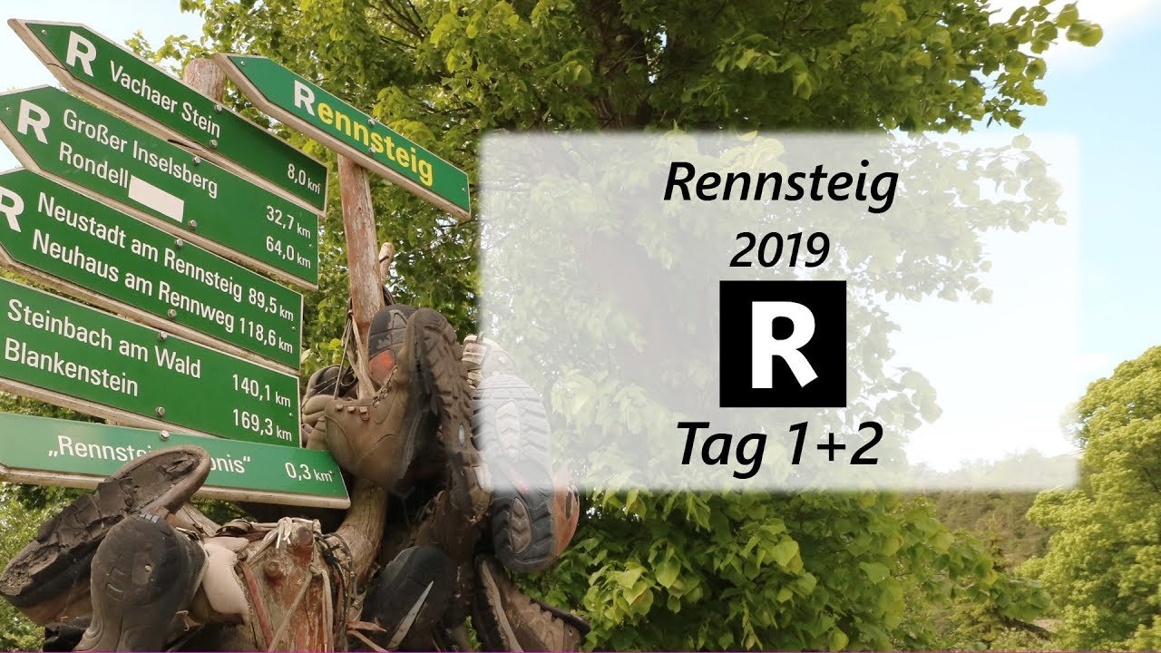 Rennsteig 2019 Tag 1+2