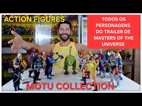 The heroes and villains that appeared in the trailer for Masters of the Universe! He-Man movie!