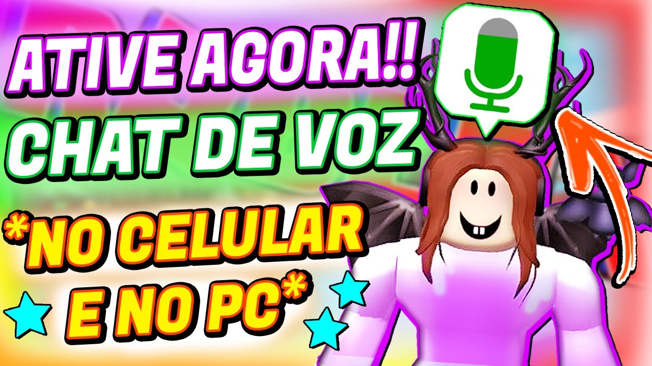 Como ativar chat de voz no Roblox pelo PC e celular