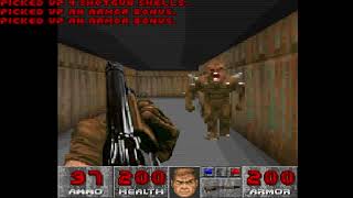 SNES - The Ultimate Doom - E1M6: Central Processing - [UV] - 100% Kills & Secrets