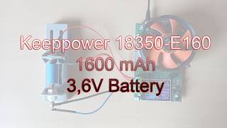 [Test] Keeppower 18350-E160 1600 mAh (18350)