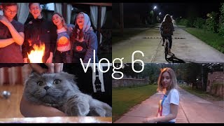 vlog 6 ♡  угнали велосипед, ночные прогулки