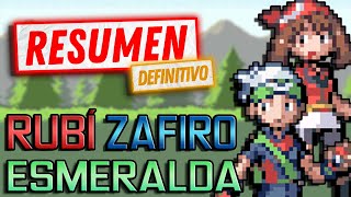 Pokémon Ruby, Sapphire, and Emerald: THE DEFINITIVE SUMMARY in 13 minutes