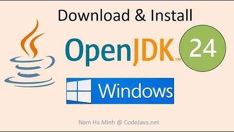 Download and Install OpenJDK 24 on Windows