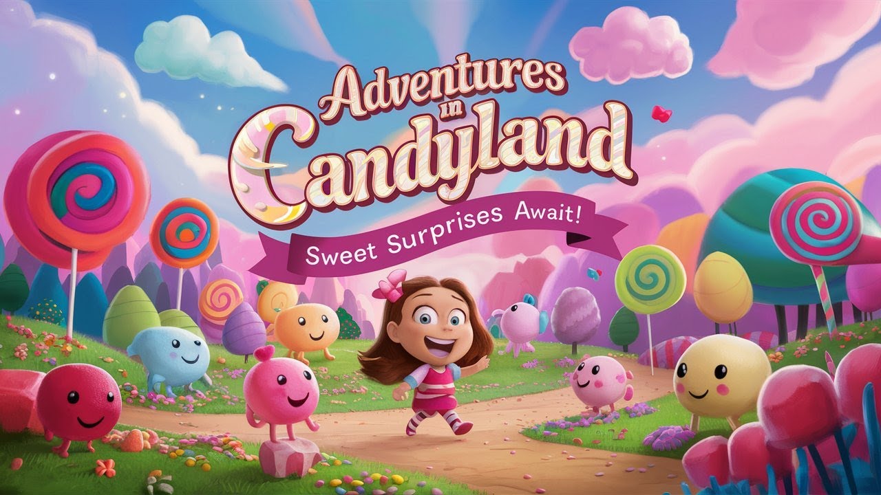 Adventures in Candyland: Sweet Surprises Await! Animated Story For Kids
