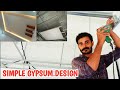 Gypsum Bedroom Design Making | STRIP Light Border | ജിപ്സം | Gypsum False Ceiling | Drywall Celiling