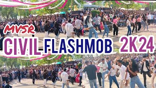 MVSR ENGINEERING COLLEGE||CIVIL  FLASHMOB 2k24# MVSR || CIVIL DEPARTMENT