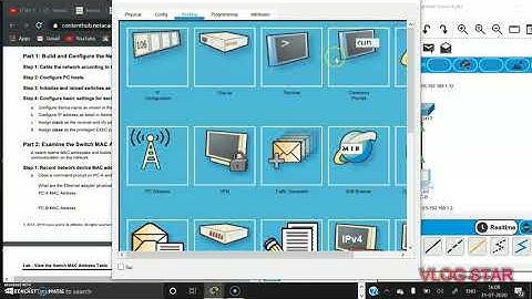 View the switch mac address table