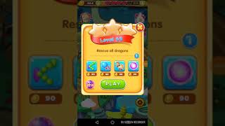 Bubble shooter level 68 completed