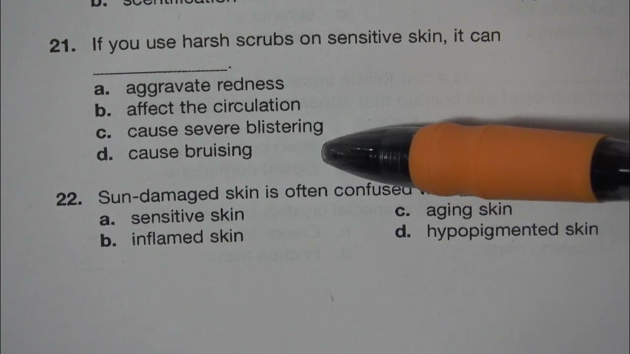 Cosmetology Theory Written Exam Review Chapter 23 Facials YouTube