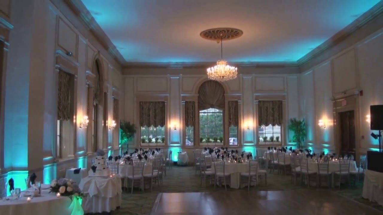Up Lighting Wedding at the Hawthorne Hotel YouTube