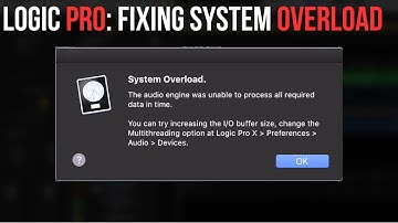 How to fix System Overload on Logic (Logic Pro Tips)