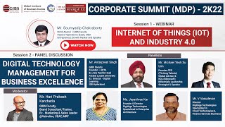 💻 Internet of things (IOT) & Industry 4.0 (Webinar) | Corporate Summit (MDP) - 2k22 | GIBS Bangalore