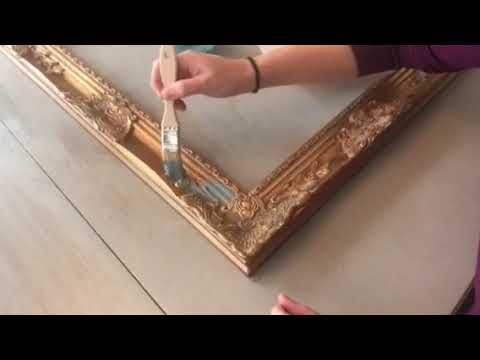 how-to-antique-a-frame-using-chalk-paint