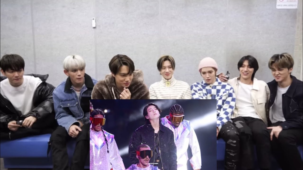 Super M Reaction to Jungkook 'Dreamers' performance Fifa World Cup opening act (Fanmade 💜)