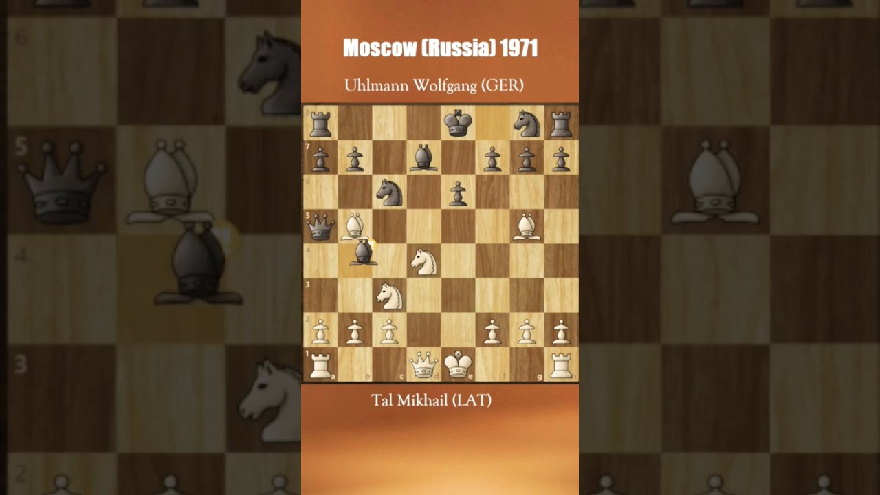 Mikhail Tal vs Wolfgang Uhlmann | Moscow Russia 1971 | 