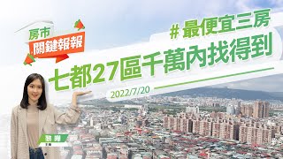 【好房網TV】《房市關鍵報報》20220720 #最便宜三房 #房價只漲不跌 #升息 #少子化 #房價下修時間 #台南房價 #房貸 #薪資證明 @ohousefun