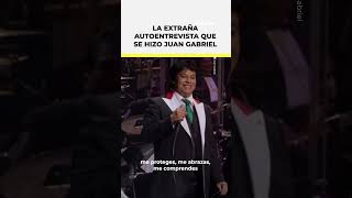 La extraña "autoentrevista" que se realizó Juan Gabriel