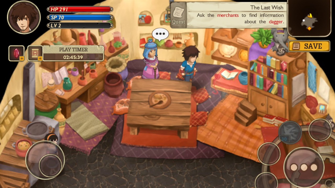 RPG Djinn Caster - Android gameplay PlayRawNow