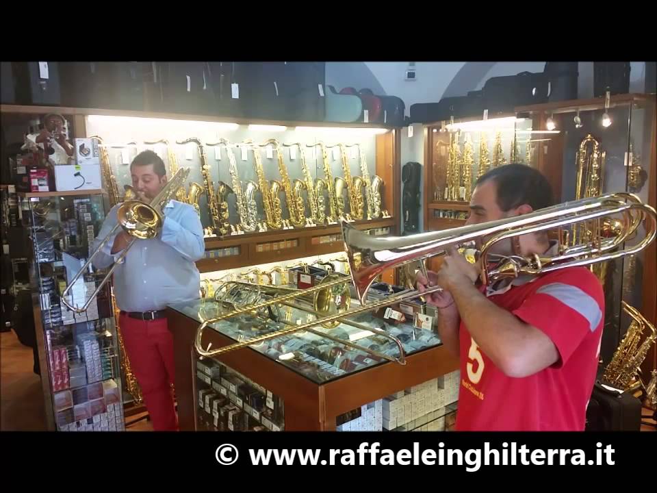 Bach 50T3G trombone basso + Bach LT42AF trombone tenore Inghilterra
