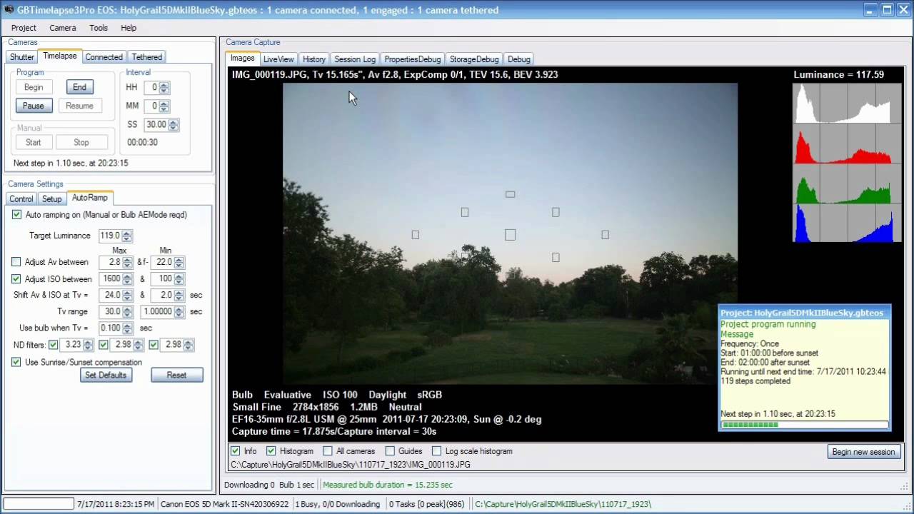 GBTimelapse Expert Method Demo