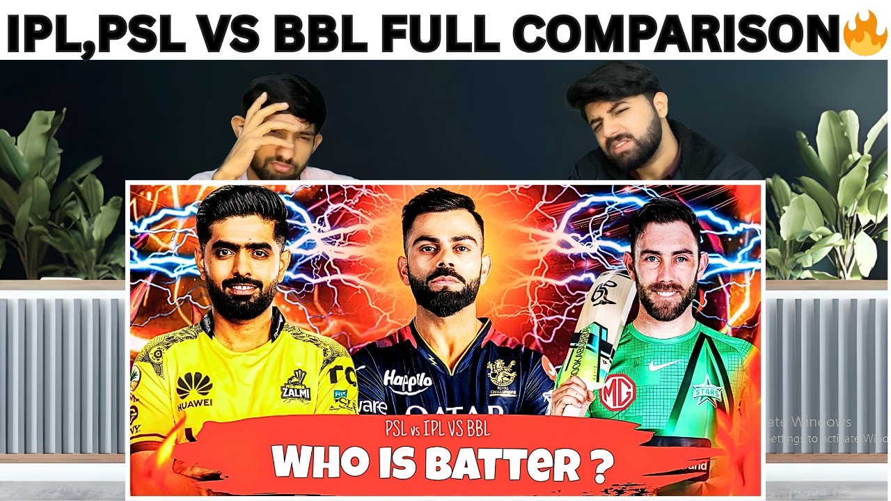 Reaction On IPL vs PSL vs BBL Comparison | सच्चाई Pakistani Reaction 🔥