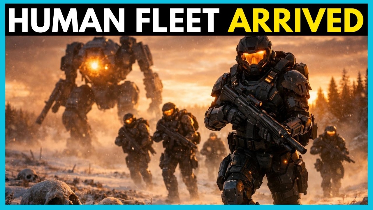The Alien Fleet Thought the Battle Was Over… Then the Humans Arrived | HFY Sci-Fi Story