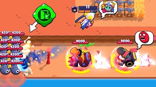 BAD LUCK CHUCK TEAM vs 10000 IQ GADGET OUTPLAYS 🌛 Brawl Stars 2023 Funny Moments, Fails ep.1230