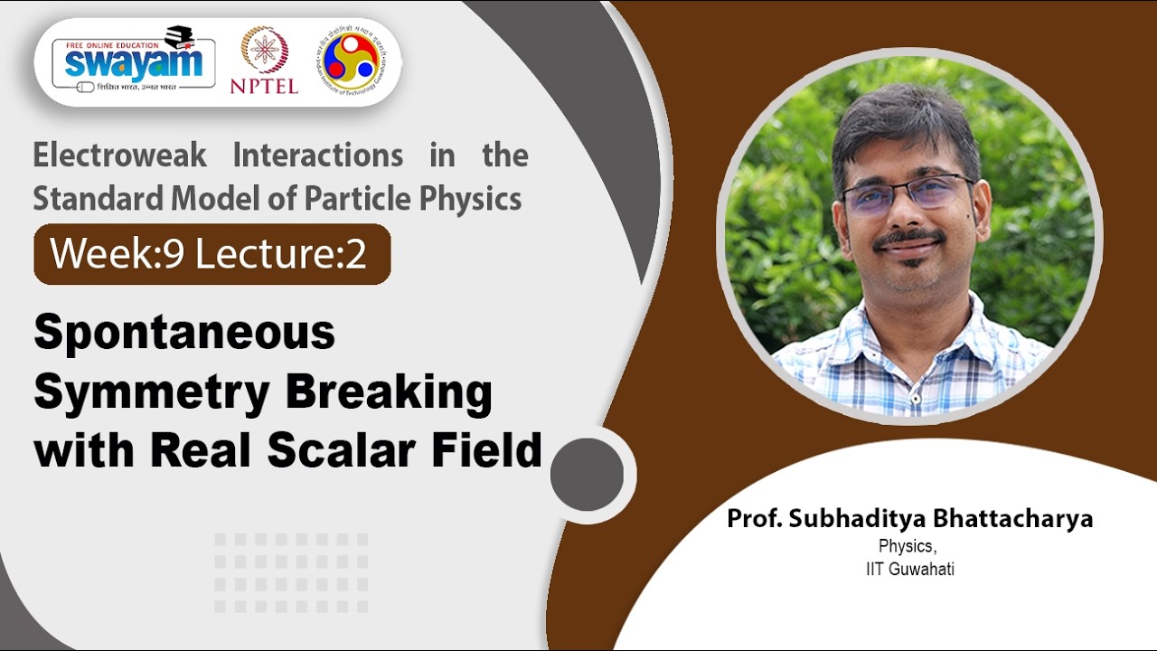 Lec 44: Spontaneous Symmetry Breaking with real scalar field