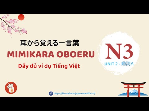 Video MIMIKARA N3 TỪ VỰNG BÀI 2 (121-220) Đầy đủ ví dụ Tiếng... - youtube