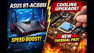 ASUS RT-AC88U Overheating Fix ❄️ CPU Thermal Pad Upgrade