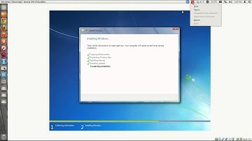 How to install Windows 7 on virtual box in Ubuntu