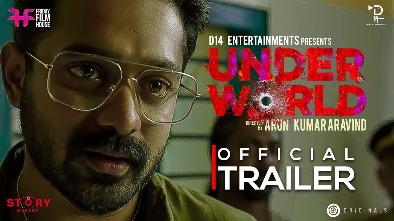 Under World Official Trailer  Arun Kumar Aravind  Asif Ali  Lal Jr  Farhaan Faasil