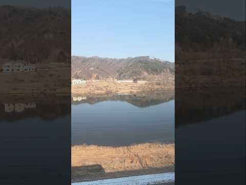 경춘선 전철풍경 백양리역 강촌방향 #shorts