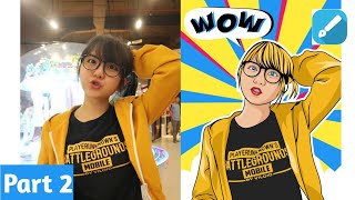 How to make VECTOR POP ART COMIC STYLE | Part 2