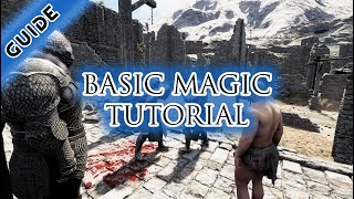 Mortal Online 2 Basic Magic Tutorial 4k Guide on how to cast spells