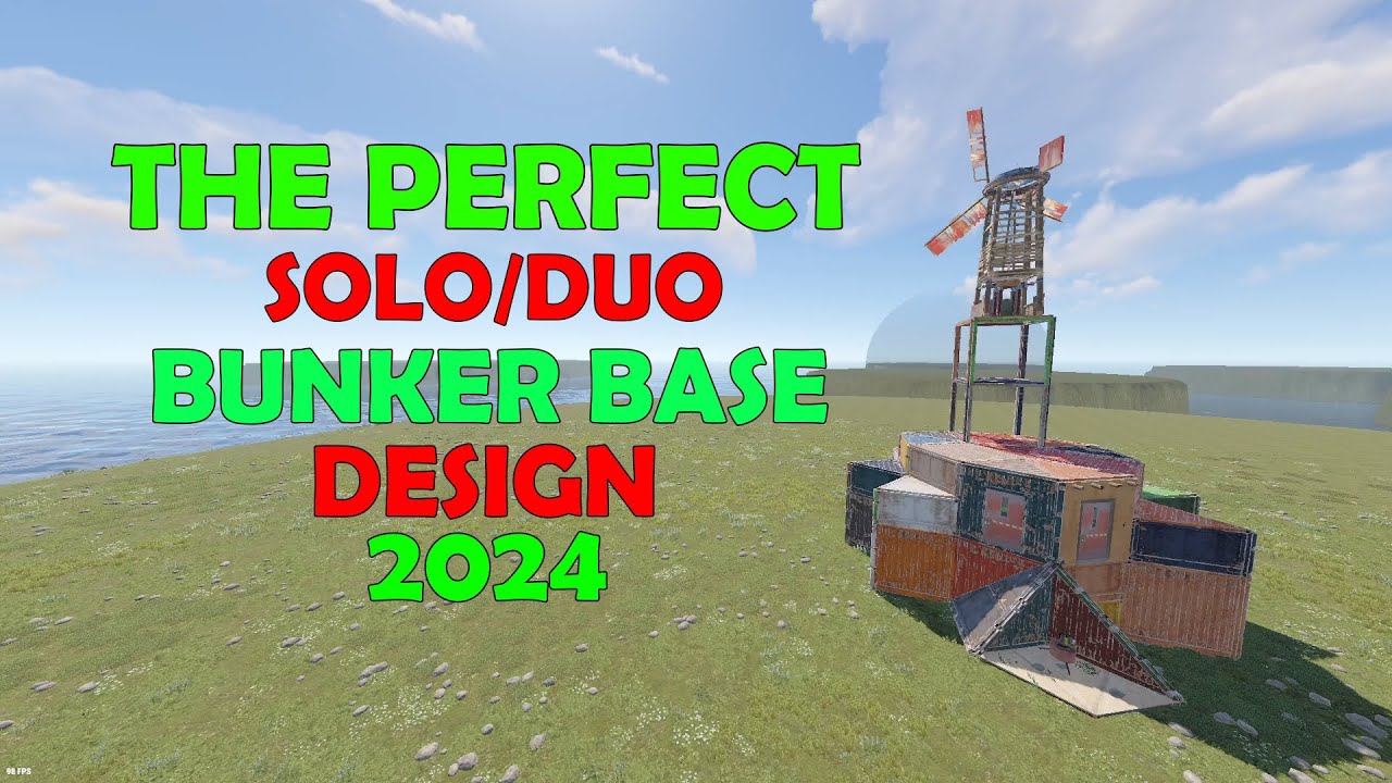 BEST SOLO/DUO BUNKER BASE DESIGN 2024 - YouTube