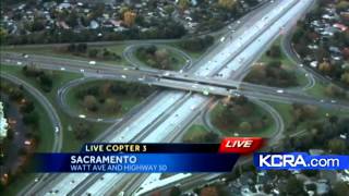 Construction begins on Highway 50-Watt Avenue interchange