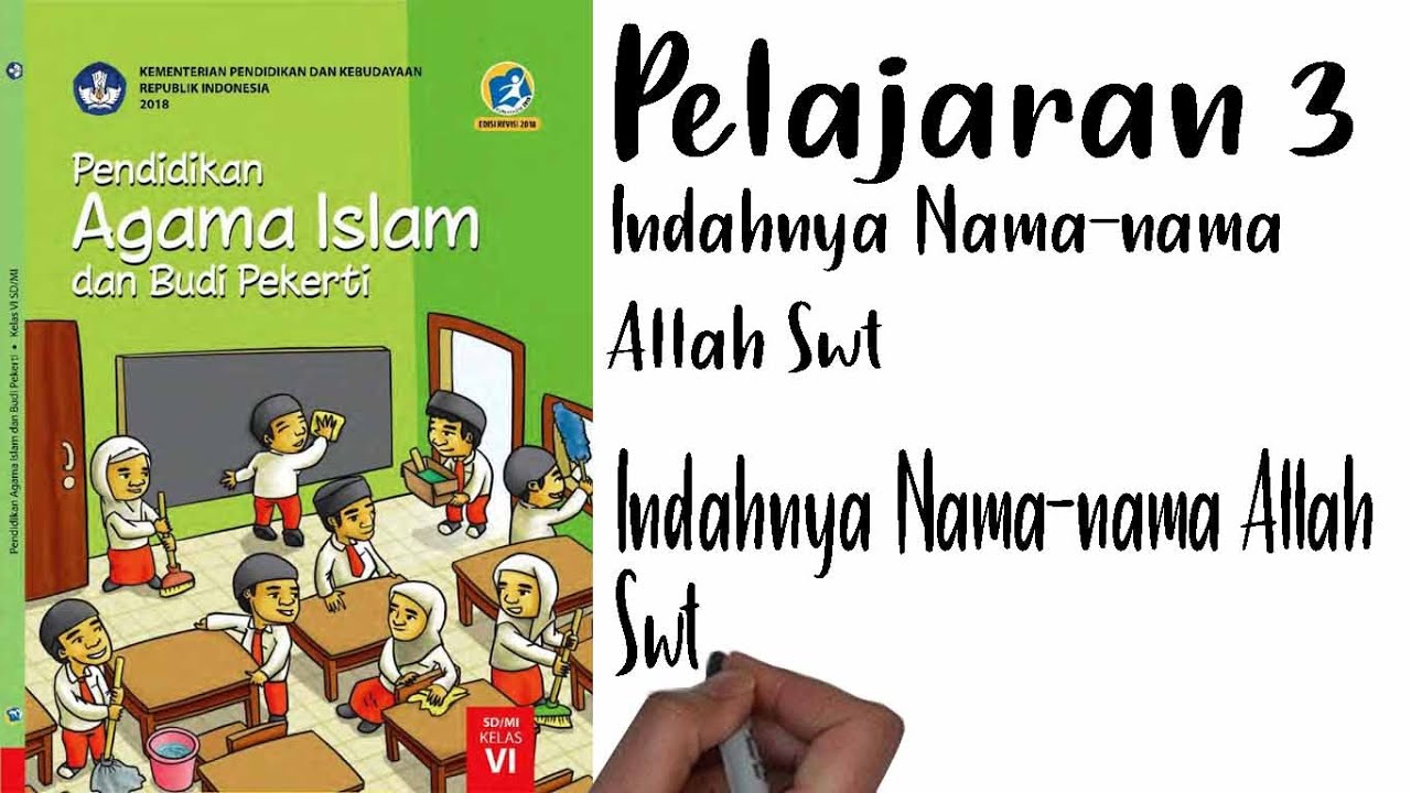 Pai Kelas 6 Pelajaran 3 Indahnya Nama Nama Allah Swt Asmaul Husna Youtube