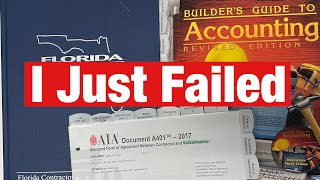 Watch This If You Just Failed Your Contractor Exam!