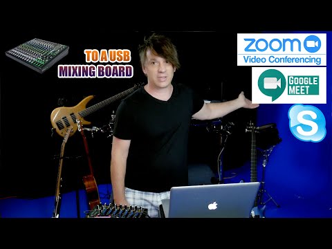 Video Hookup a Mixing board to Zoom or Google Meet and why... - youtube