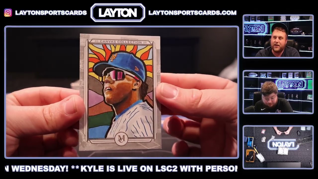 Коллекция бейсбольных карточек Topps Museum Collection 2025 года, 8 коробок, вскрытие кейса №18, ...